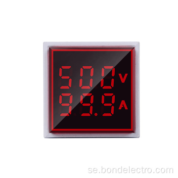 AD101-22VAMS: Dubbelfas voltmeter amperemeter